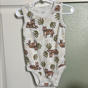 Carter's Sleeveless Tiger Print Bodysuit